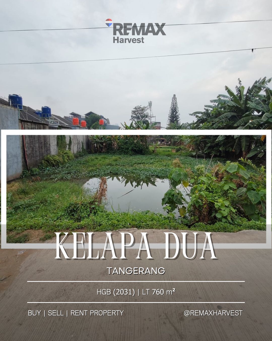 Kavling Hoek Kelapa Dua Tangerang